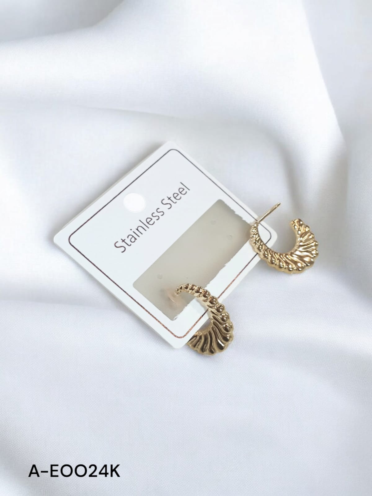 Gold Anti-Tarnish Hoops