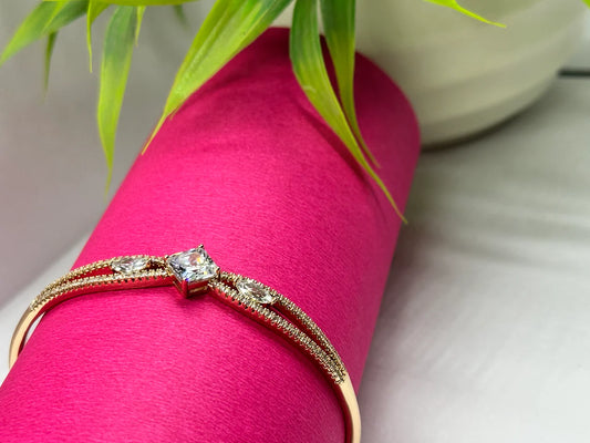 Solitaire Steel Bracelet