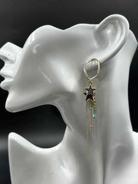 BEAUTIFUL ANTI TARNISH EARRINGS (MULTICOLOUR)