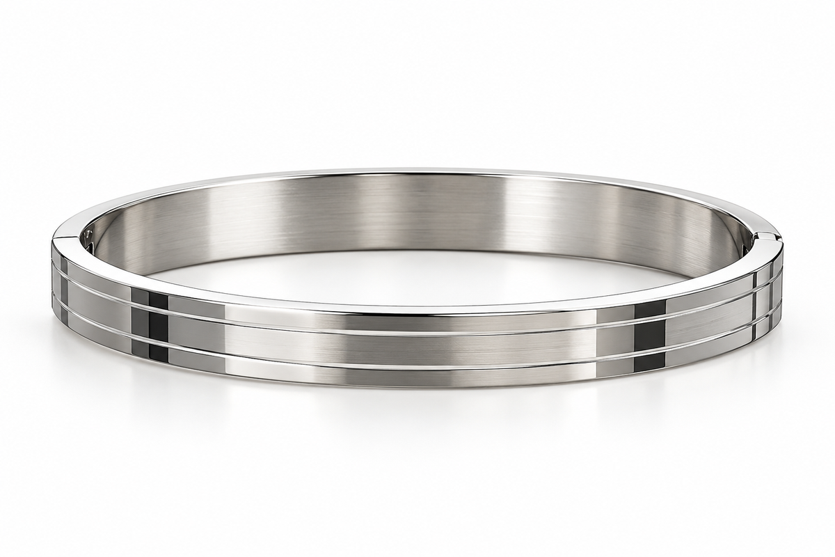 Men's Silver Cuff Bracelet