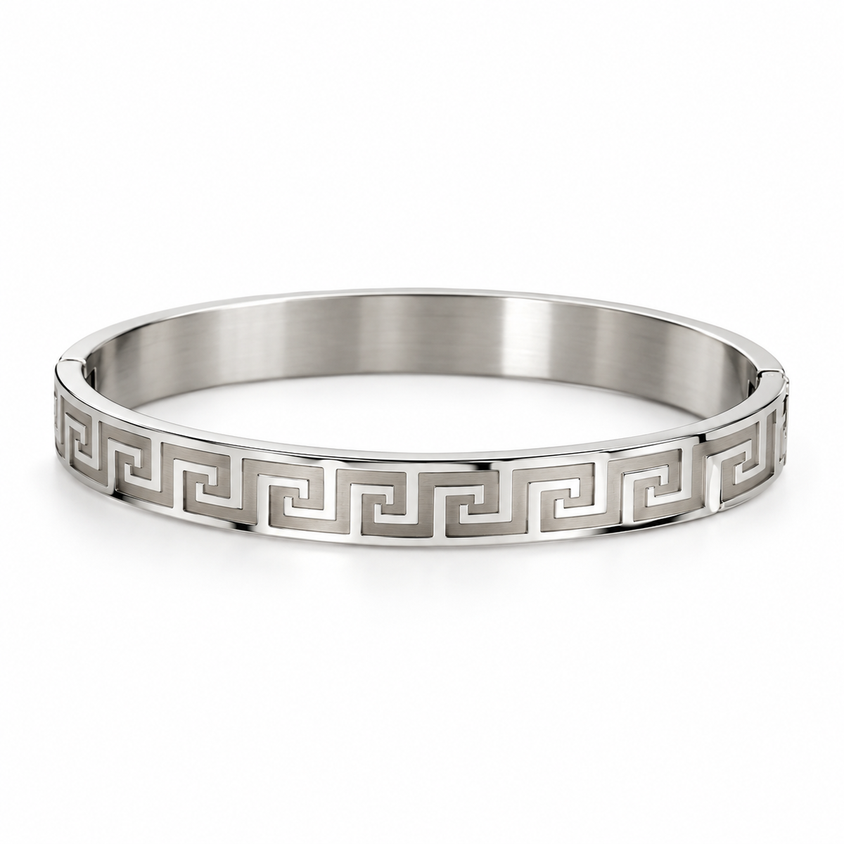 Men's Silver Key Cuff Bracelet