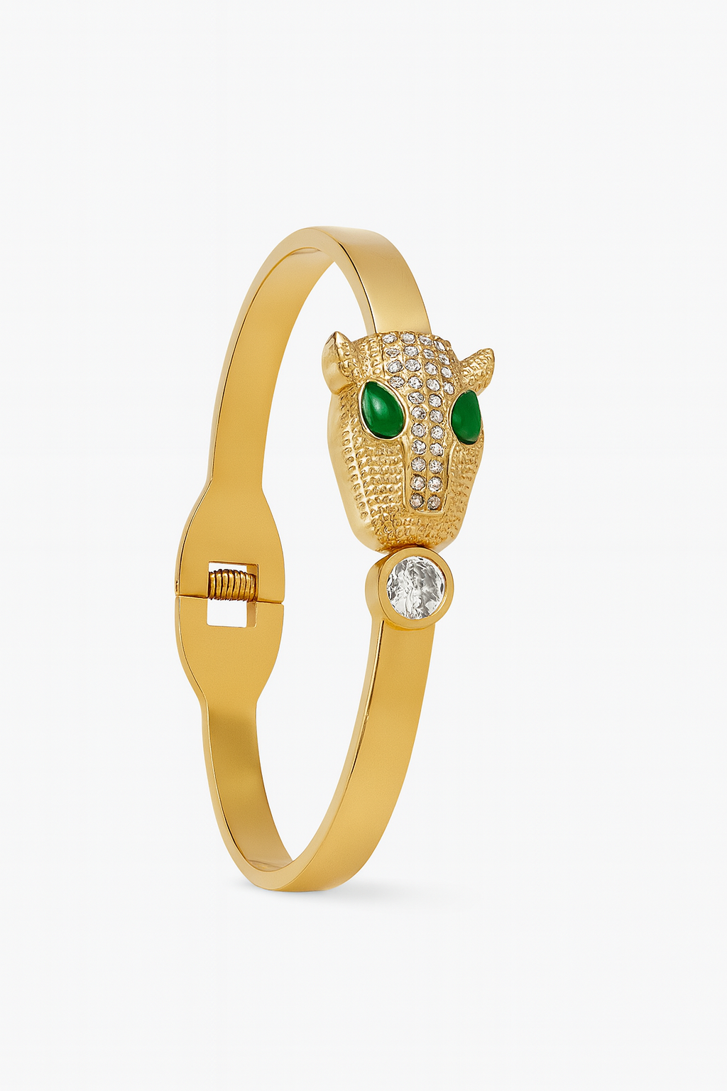 Panther Head Crystal Bracelet