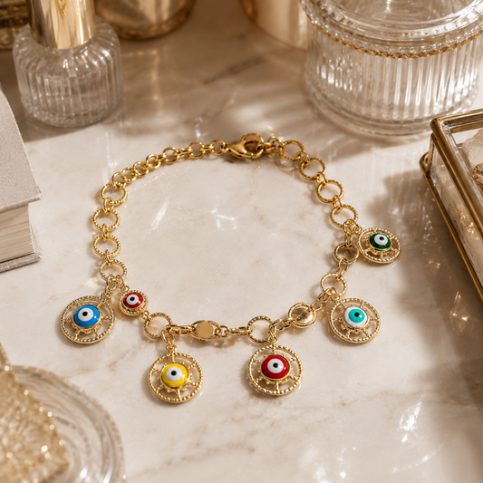 Evil Eye Charm Bracelet