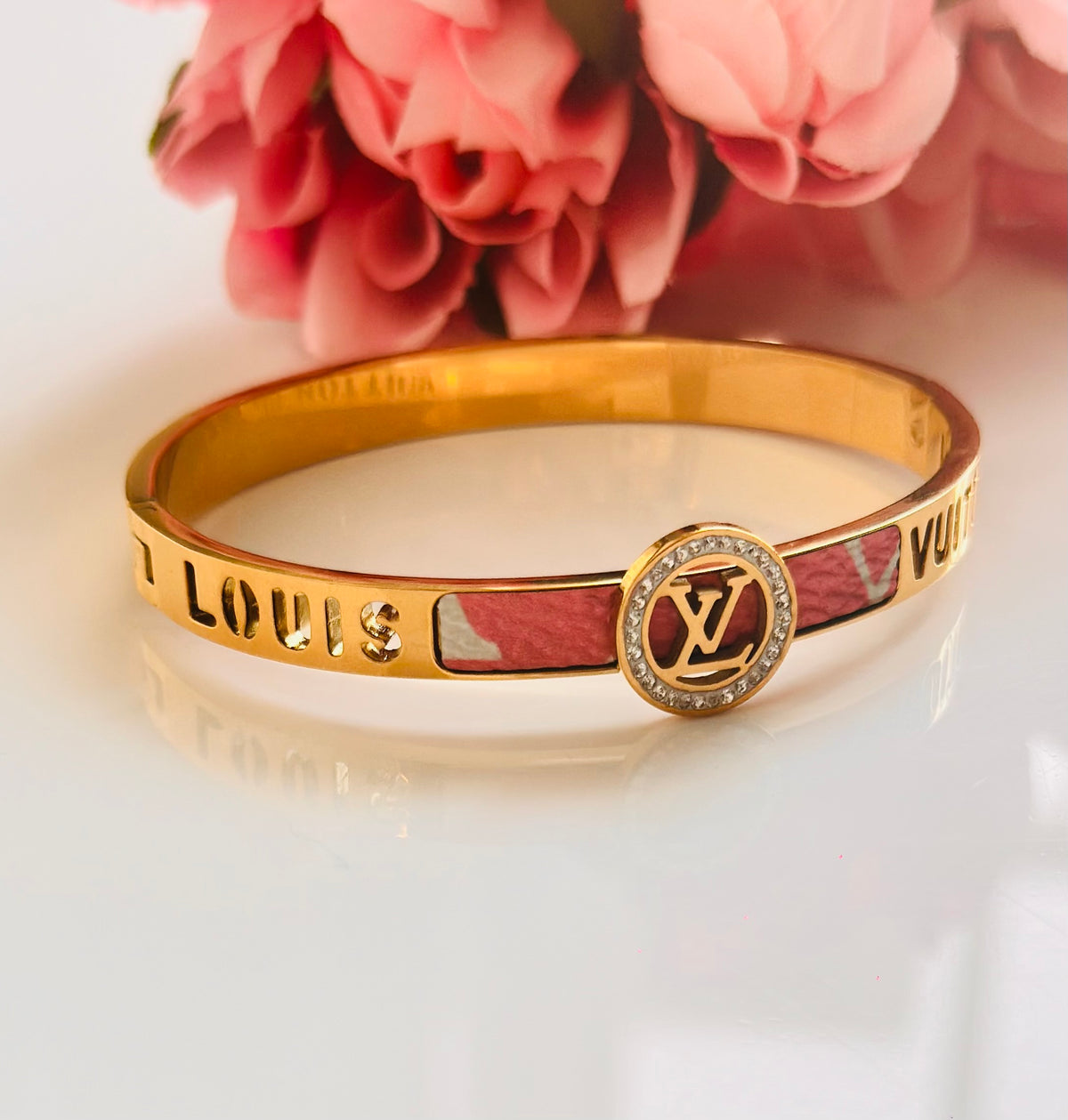 Engraved Steel Bracelet