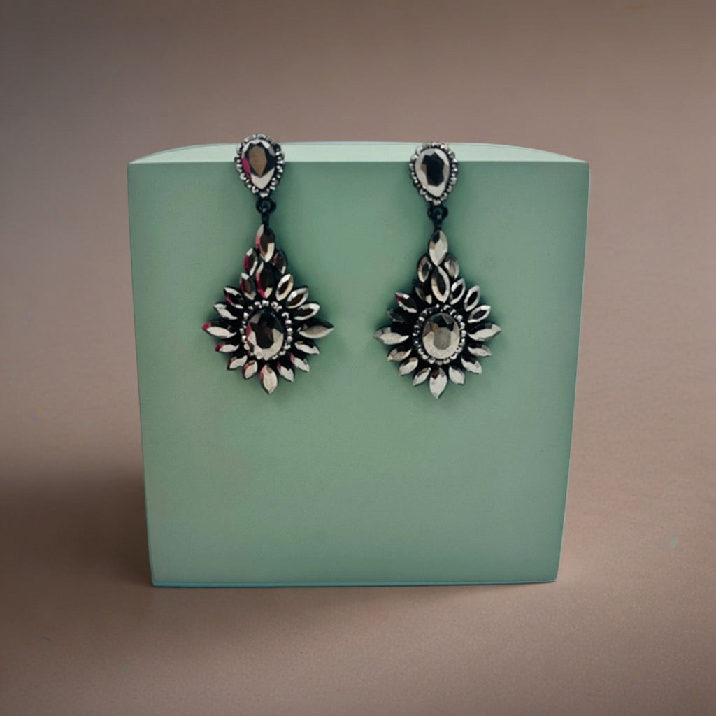 Black Stone Earrings