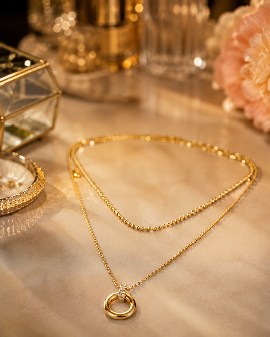 Layered Circle Necklace