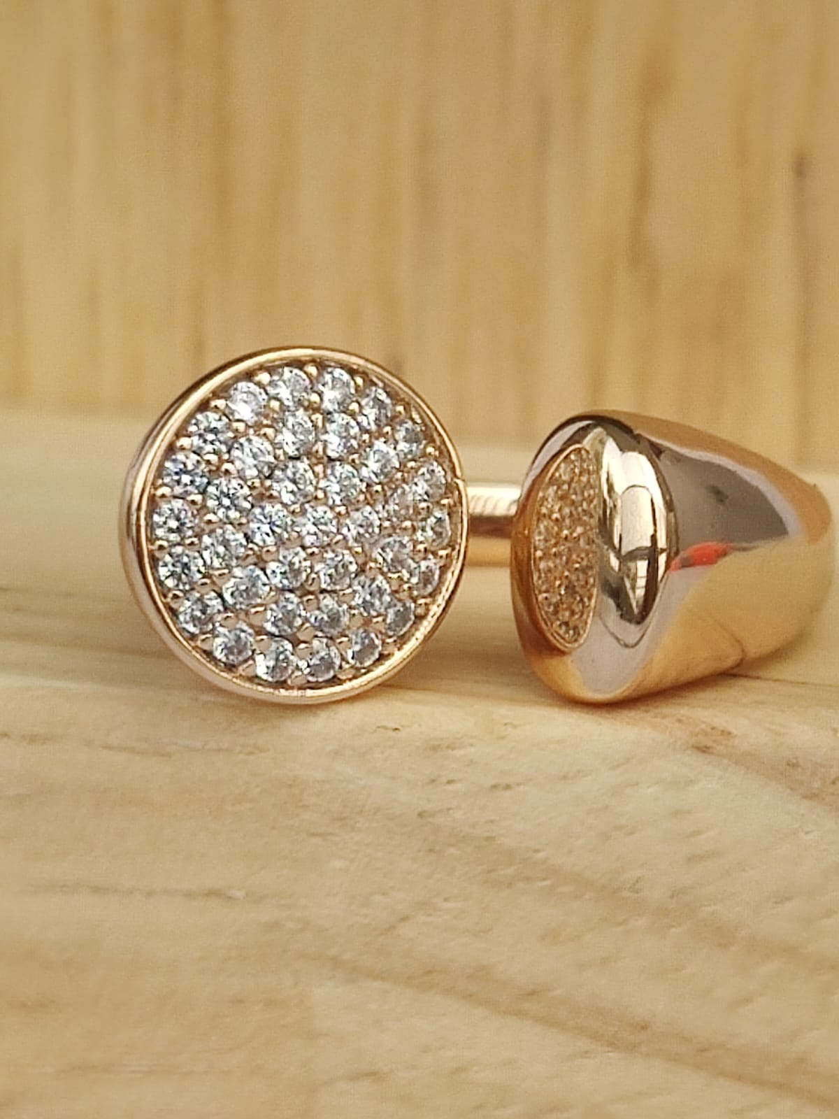 Crystal Halo Ring