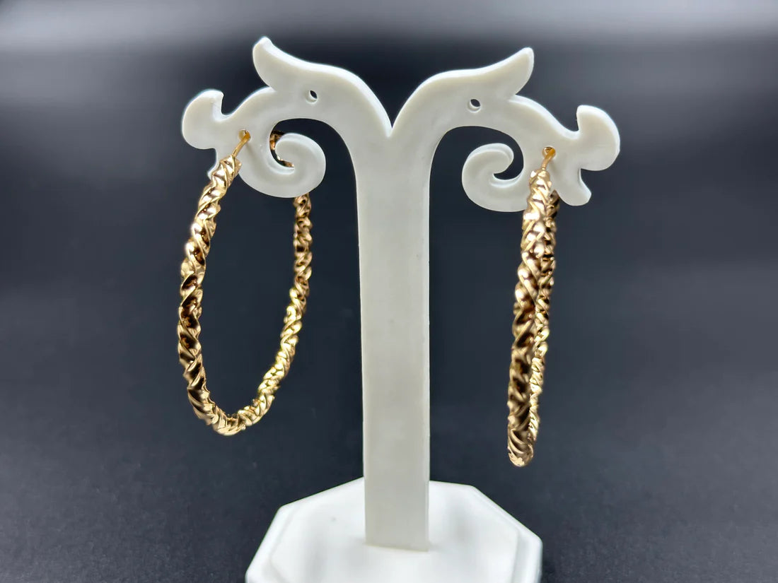 Steel Anti-Tarnish Hoop Earrings