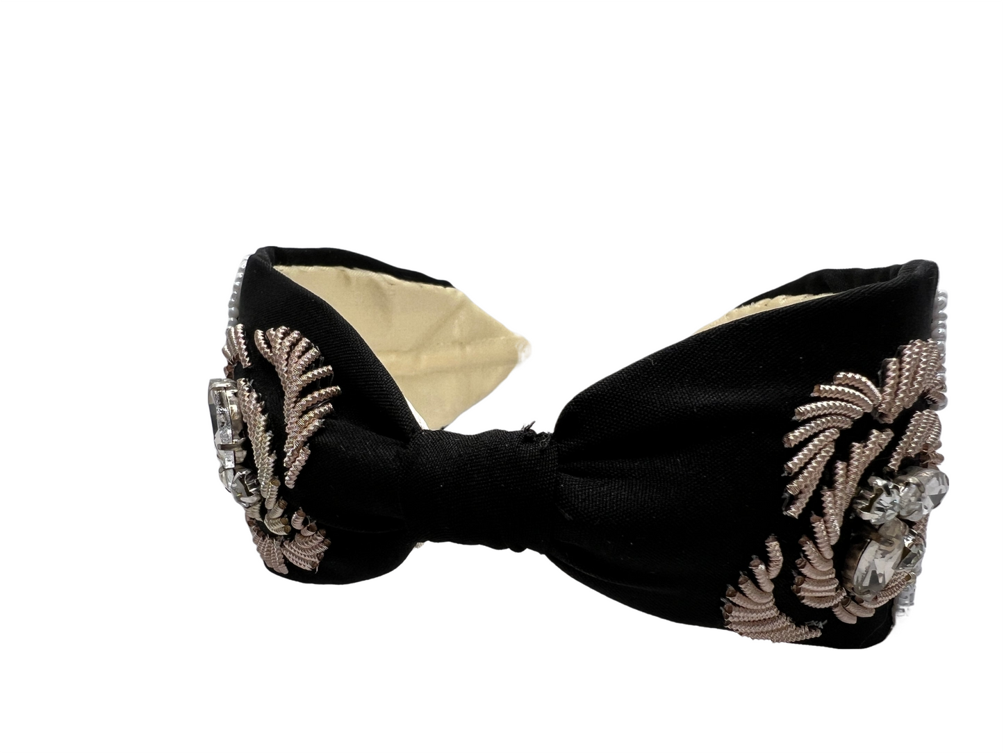Black Zardozi Hairband