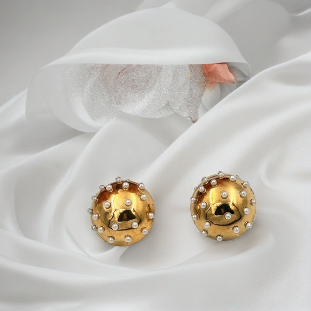Pearl Stud Earrings