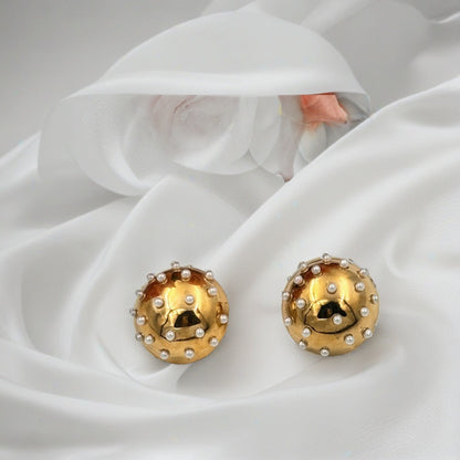 Pearl Stud Earrings