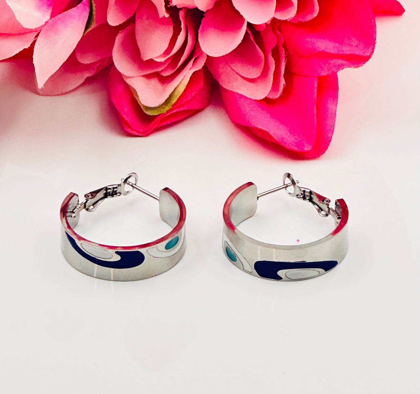 Silver Classic Hoops
