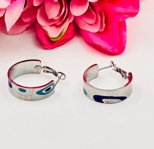 Silver Classic Hoops