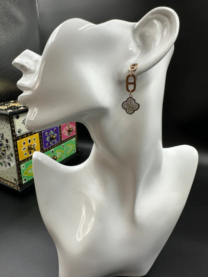 Steel AD Earring Set