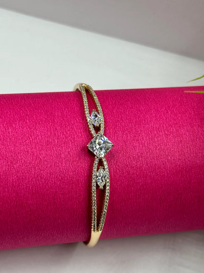Solitaire Steel Bracelet