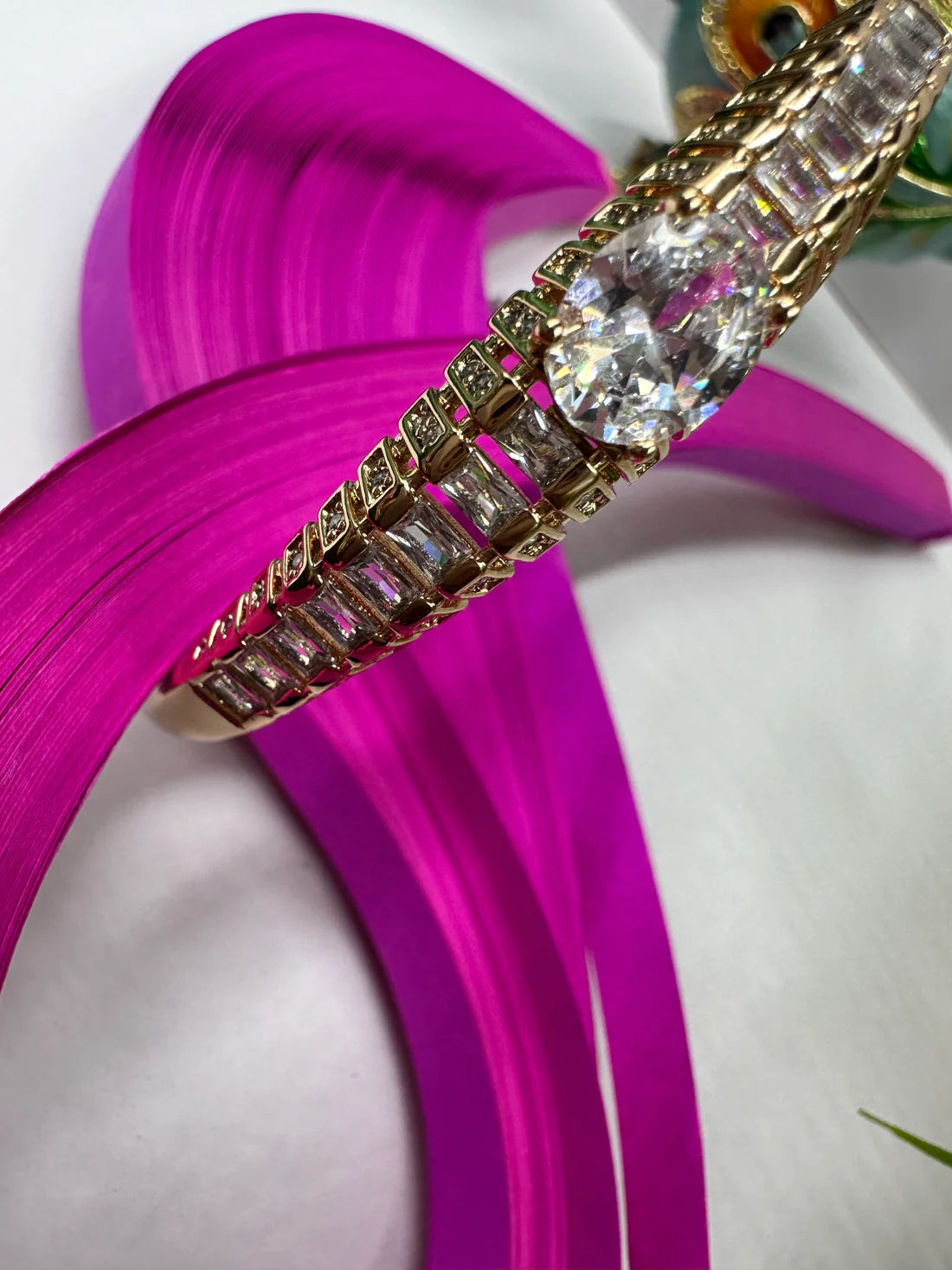 Solitaire Steel Bracelet