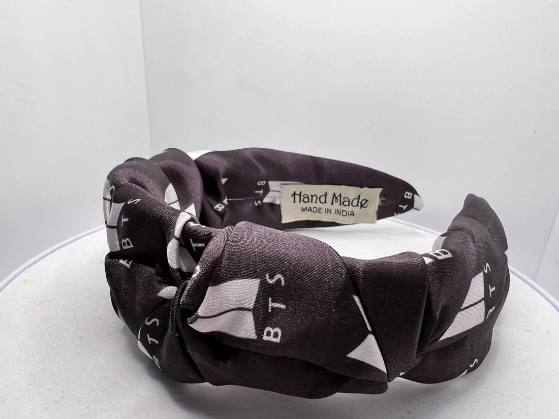 Black Satin Hairband