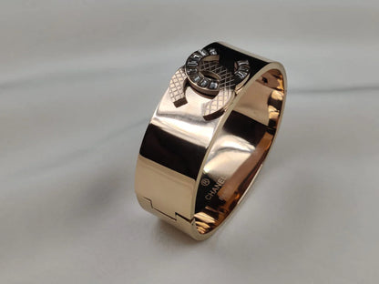 Steel Chanel Design Bracelet