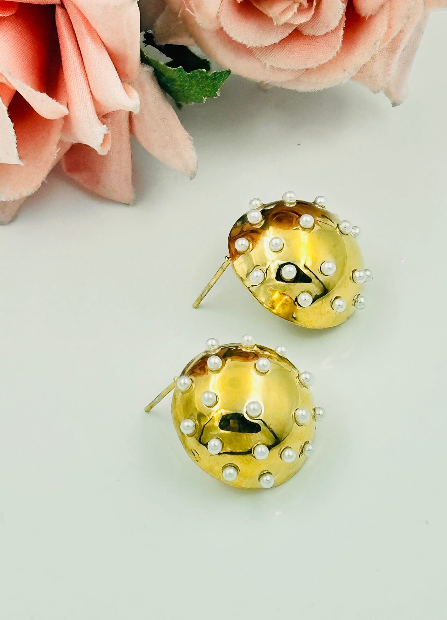 Pearl Stud Earrings