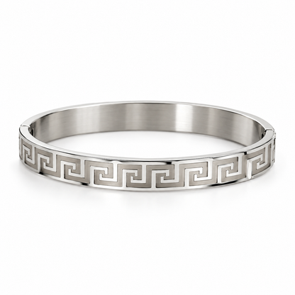 Men's Silver Key Cuff Bracelet