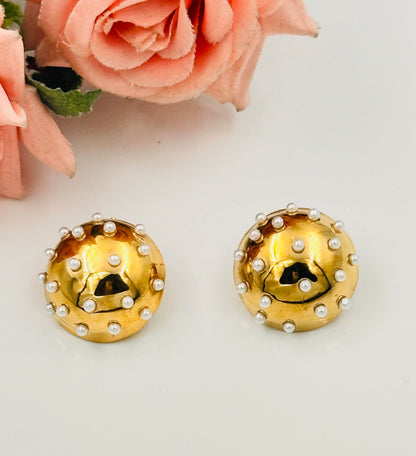 Pearl Stud Earrings