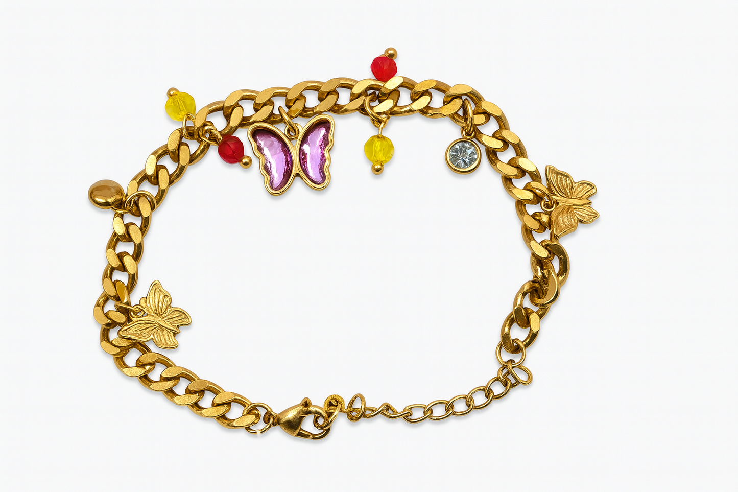 Butterfly Charm Bracelet