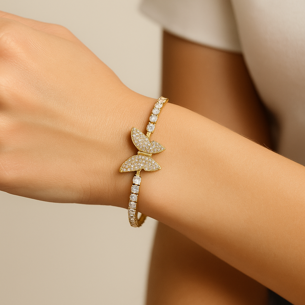 Butterfly Tennis Bracelet