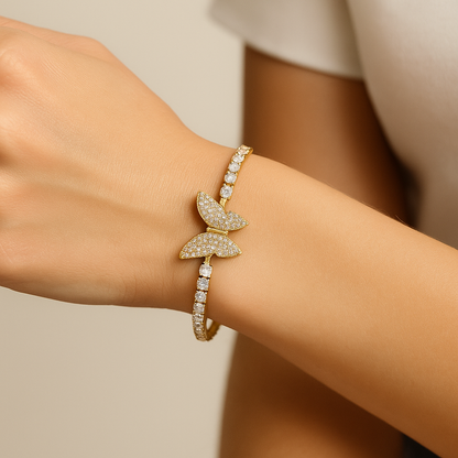 Butterfly Tennis Bracelet