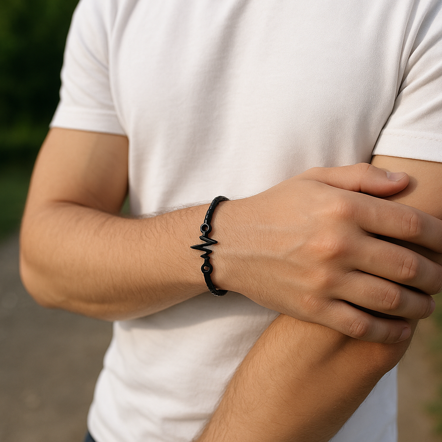 Black Pulse Bracelet
