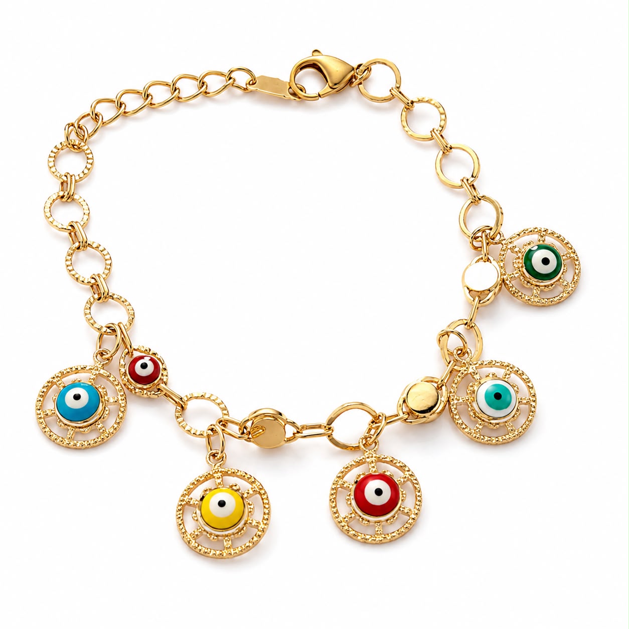 Evil Eye Charm Bracelet