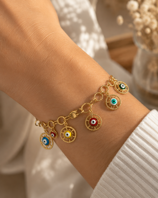 Evil Eye Charm Bracelet