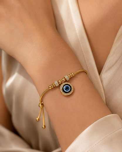 Evil Eye Slider Bracelet