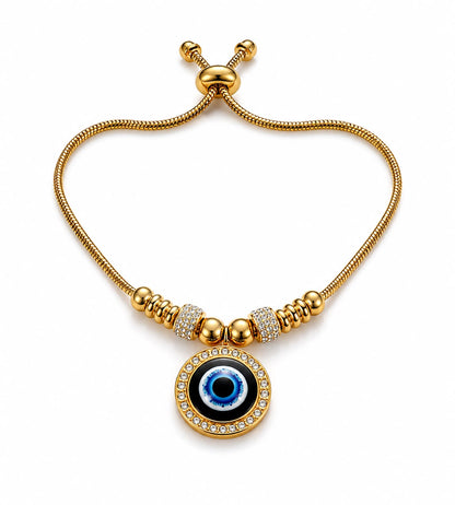 Evil Eye Slider Bracelet