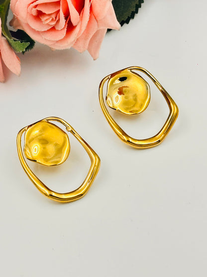 Chunky Gold Earrings