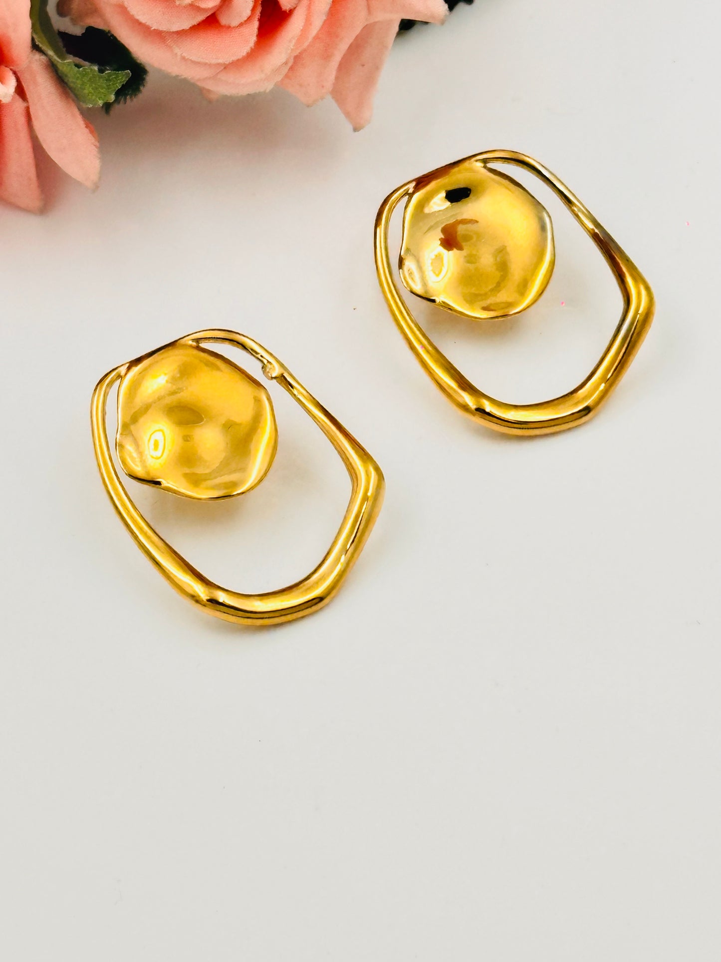 Chunky Gold Earrings