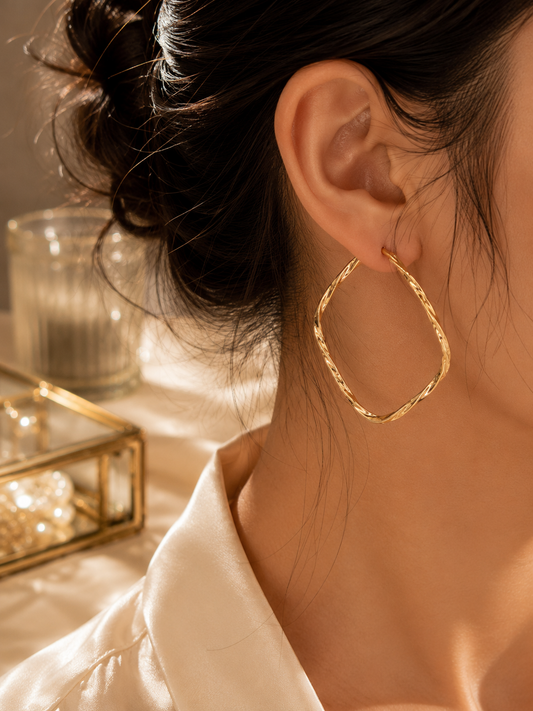 Small Square Steel Hoops