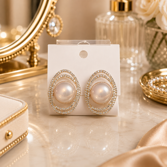 Celeste Pearl Studs