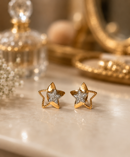 Celestial Star Stud Earrings