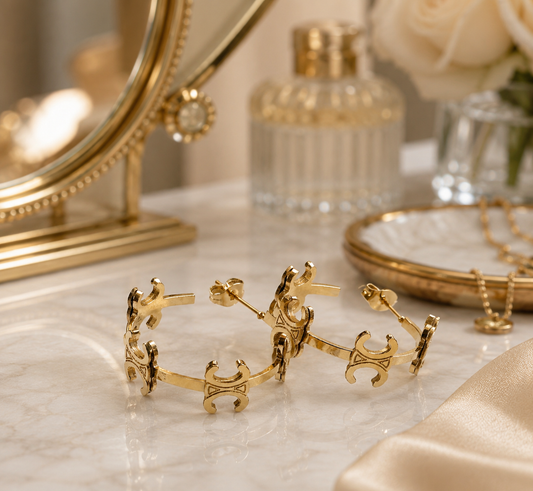 Classic Gold Hoops