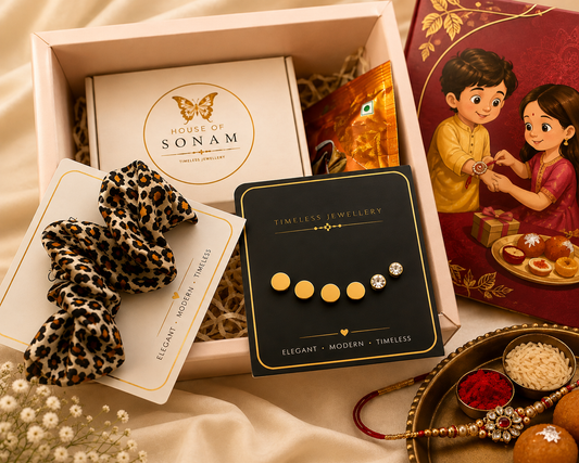 Rakhi Gift Hamper (Serpent Watch + Other Accessories)