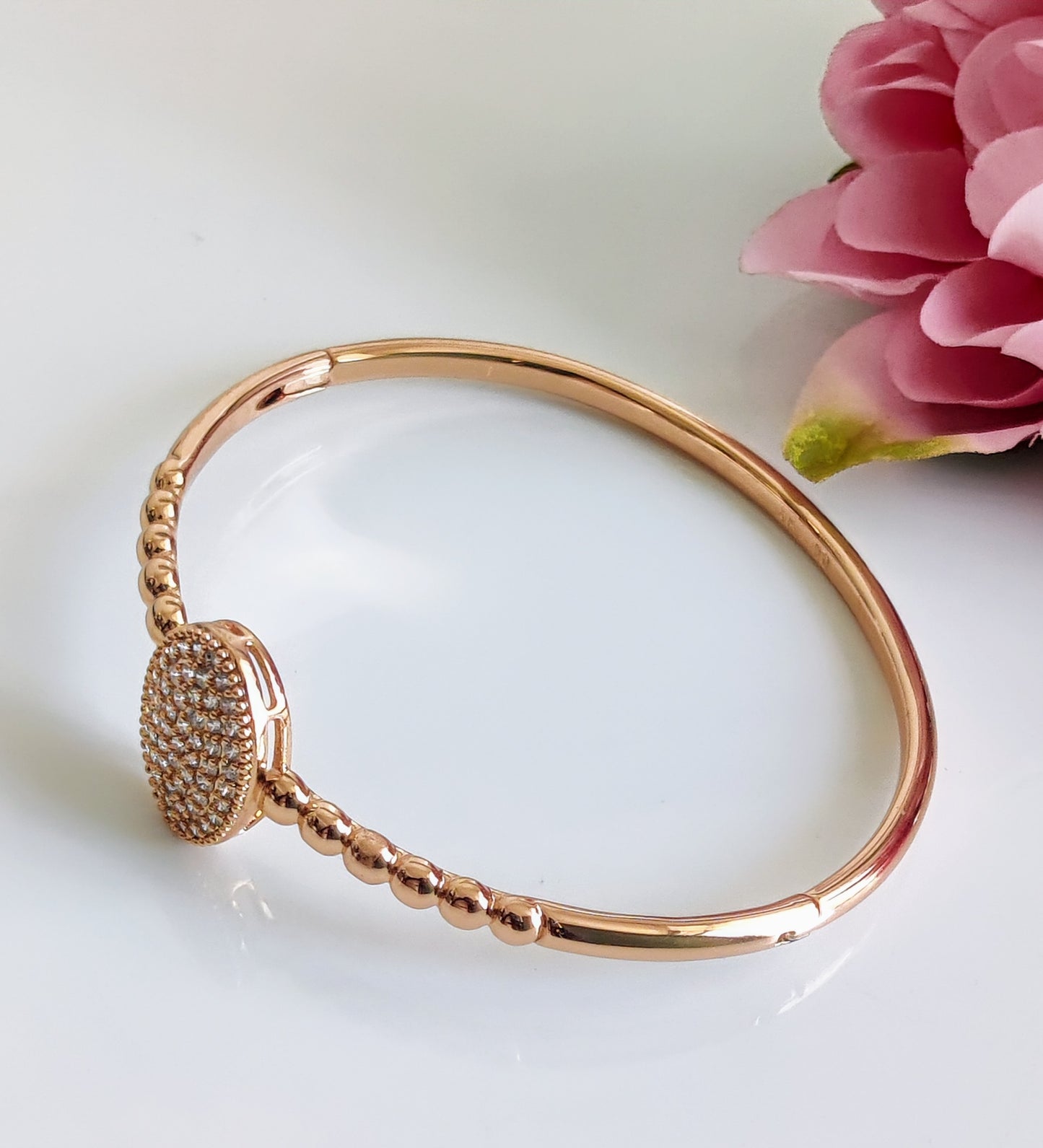 Oval CZ Crystal Bracelet