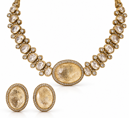 Antique Stone Choker Set