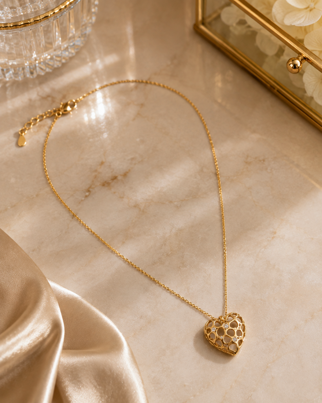Open Heart Necklace