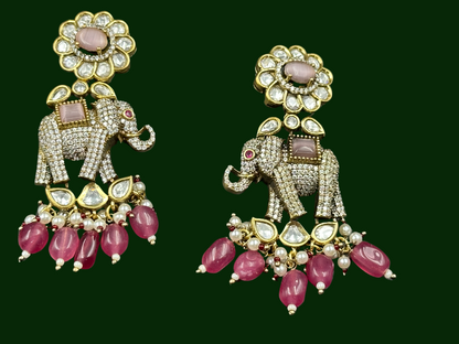 Elephant AD Drop Earrings