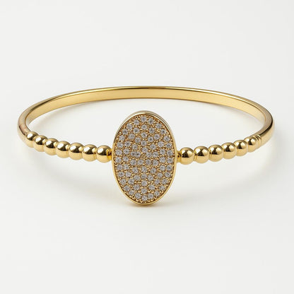 Oval CZ Crystal Bracelet