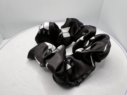 Black Satin Scrunchie