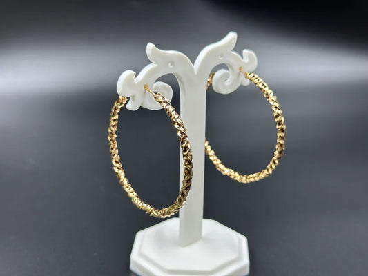 Steel Anti-Tarnish Hoop Earrings