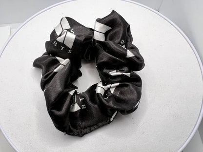 Black Satin Scrunchie