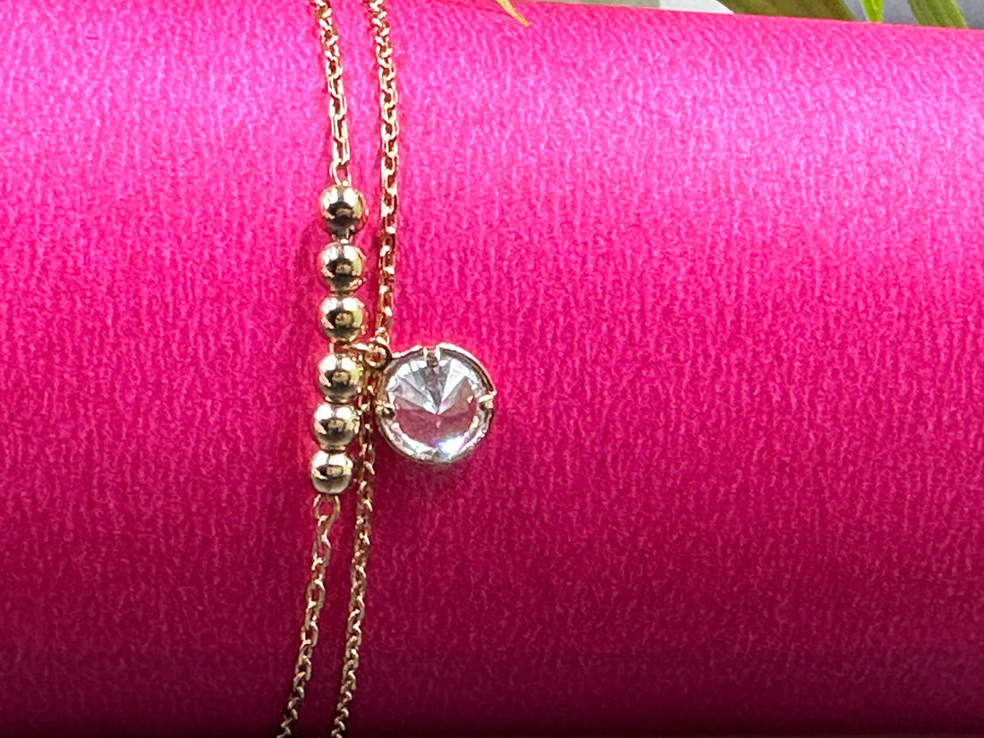 Solitaire Chain Bracelet
