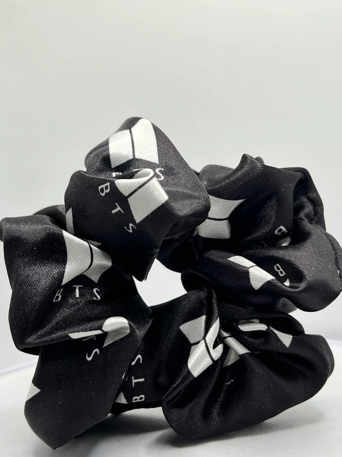 Black Satin Scrunchie
